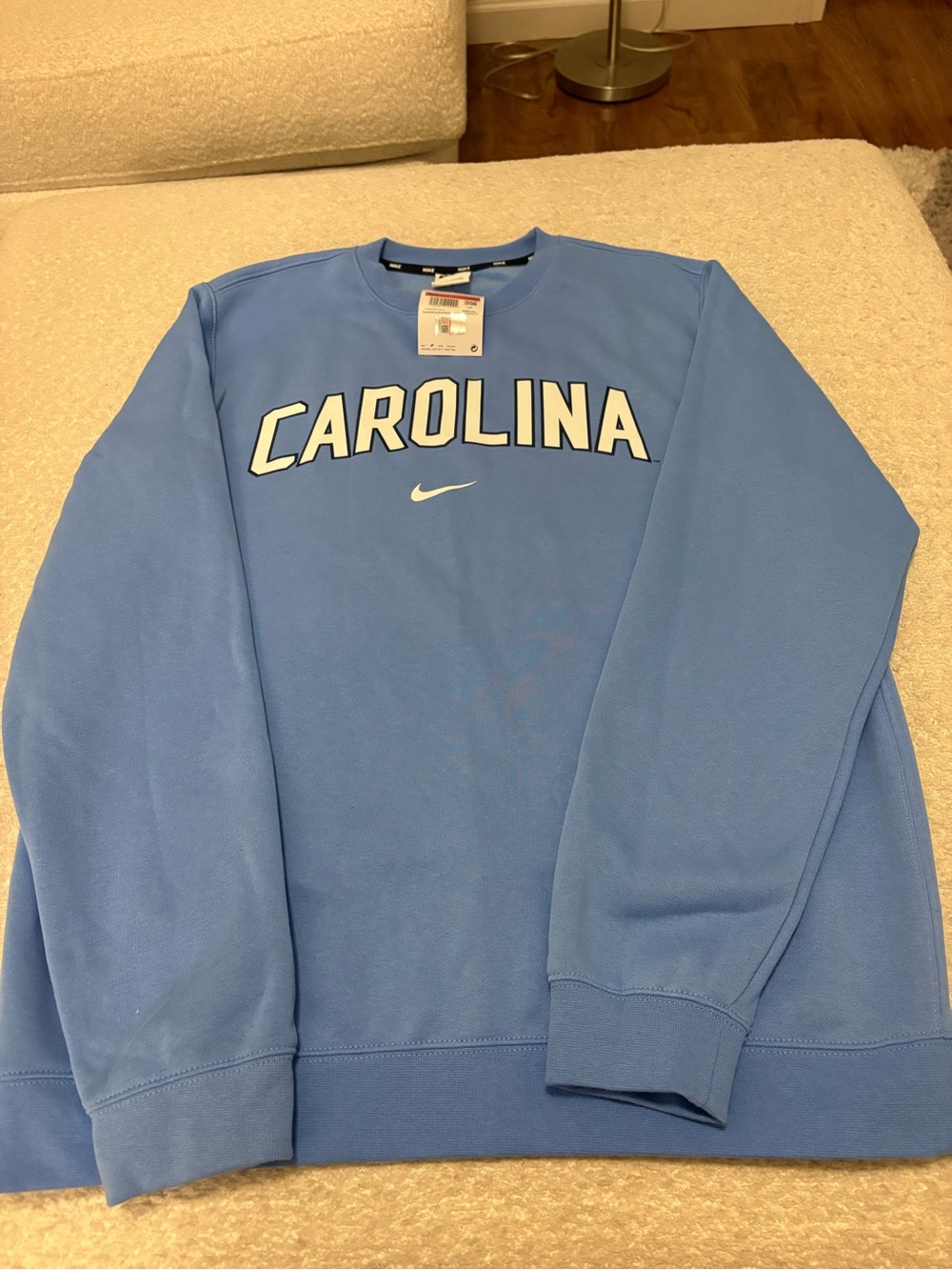 Nike Carolina Crew Sweatshirt in Carolina Blue